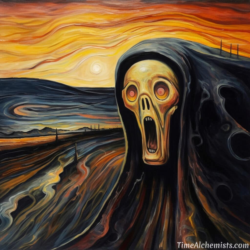 The AI Scream Artwork By TimeAlchemists.com