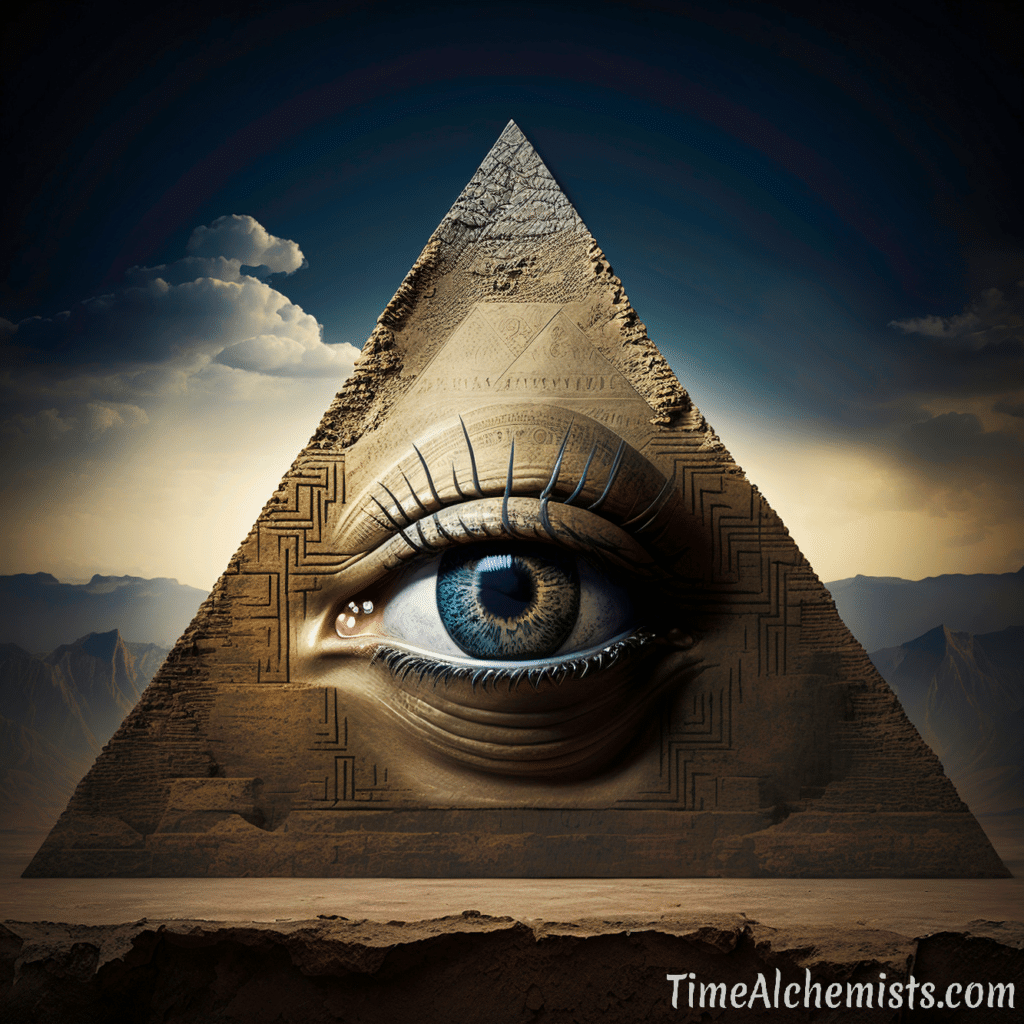 The Pyramid Eye Artwork By TimeAlchemists.com