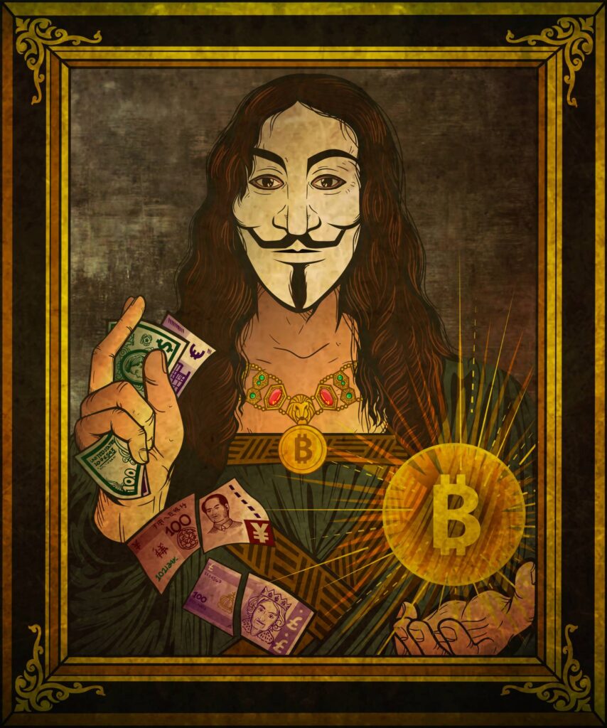 Salvator Crypto Mundi Artwork By TimeAlchemists.com